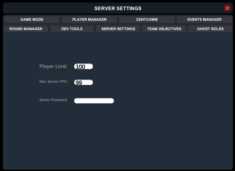 ServerSettings